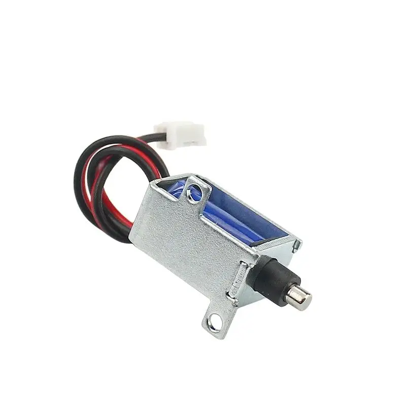 Mini DC5v electromagnet 12v powerful solenoid coil stroke 3mm small electromagnetic door latch electronic lock