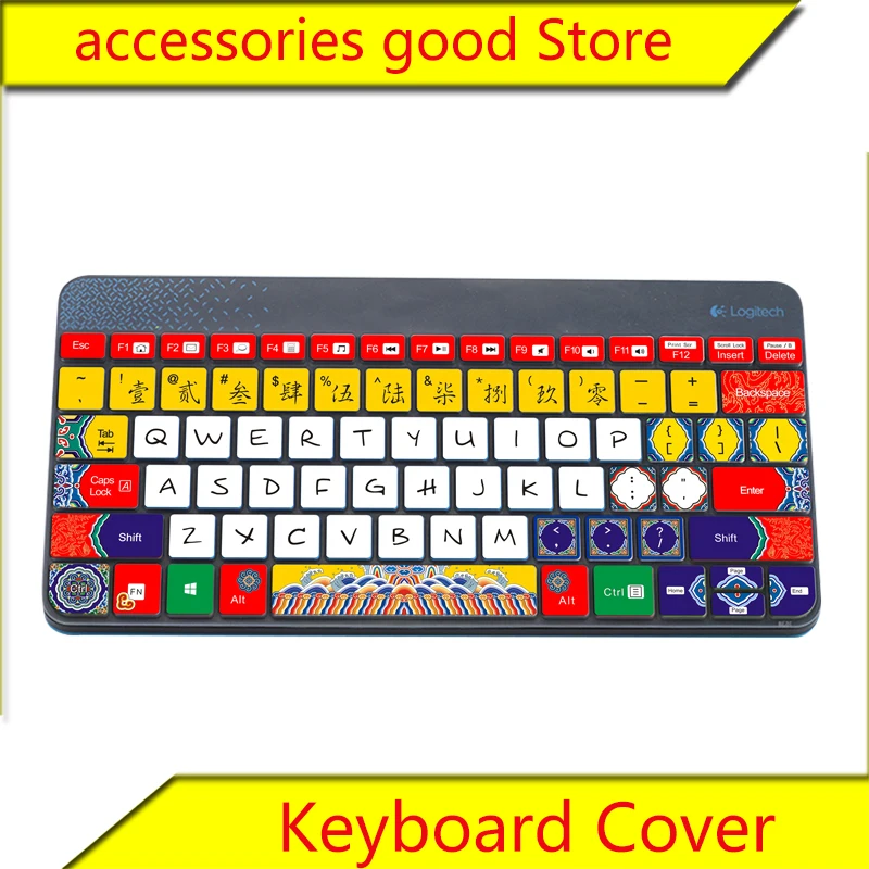 Keyboard Protection for Logitech MK240 MK245 Nano Wireless Keyboard Protective Film Silicone Waterproof Button Dust Cover