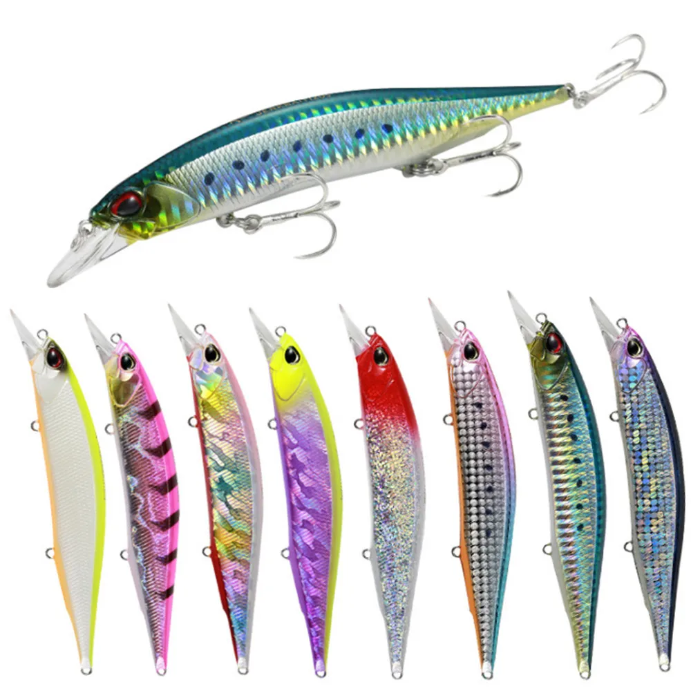 1Pcs Suspend Minnow Fishing Lure 13.5cm 17g Wobbler Crankbait Trolling Isca Artificial Hard Bait Pesca Sea Carp Fishing Tackle