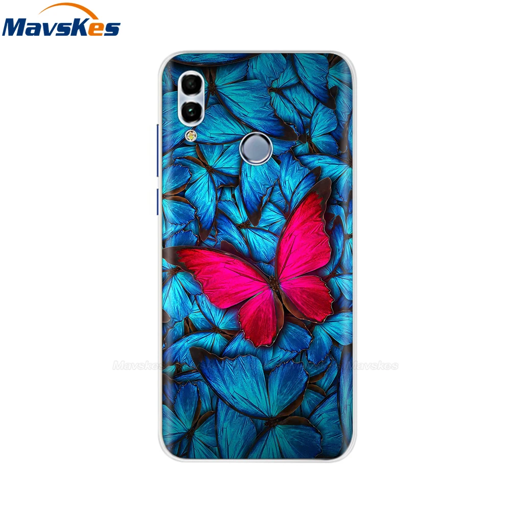 Huawei Honor 10 Lite Case Cover Soft Silicone Cute TPU Back Cover For Fundas Huawei P Smart 2019 / Honor 10 Lite Phone Case Bags