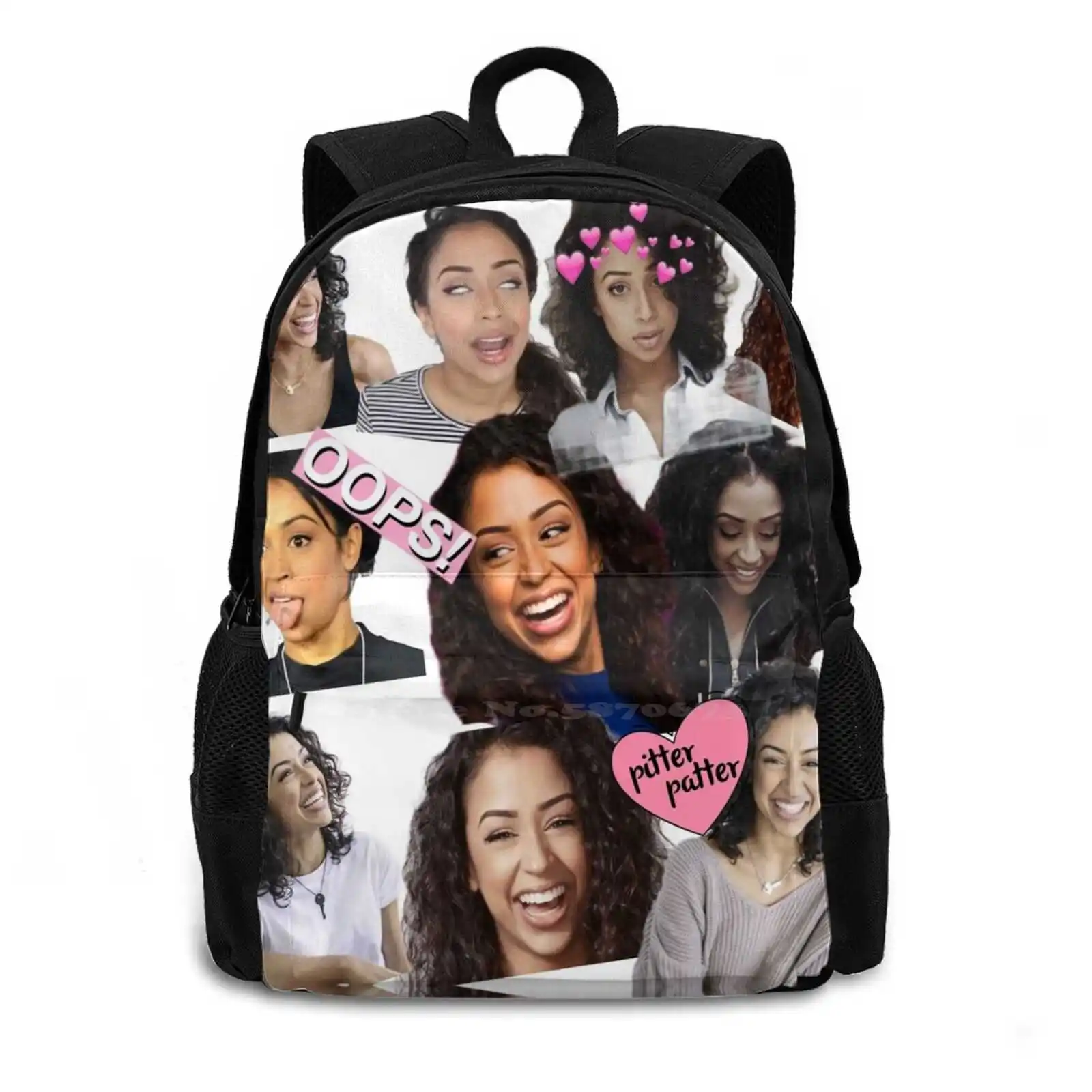 Collage Hot Sale Schoolbag Backpack Fashion Bags David Dobrik Collage Vlog Heath Hussar Zane Hijazi