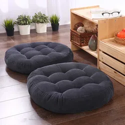 Japan Pouf Futon Seat Cushion Cattail Hassock Chair Pad Back Cushion Round Thickened Tatami Mattress Rugs