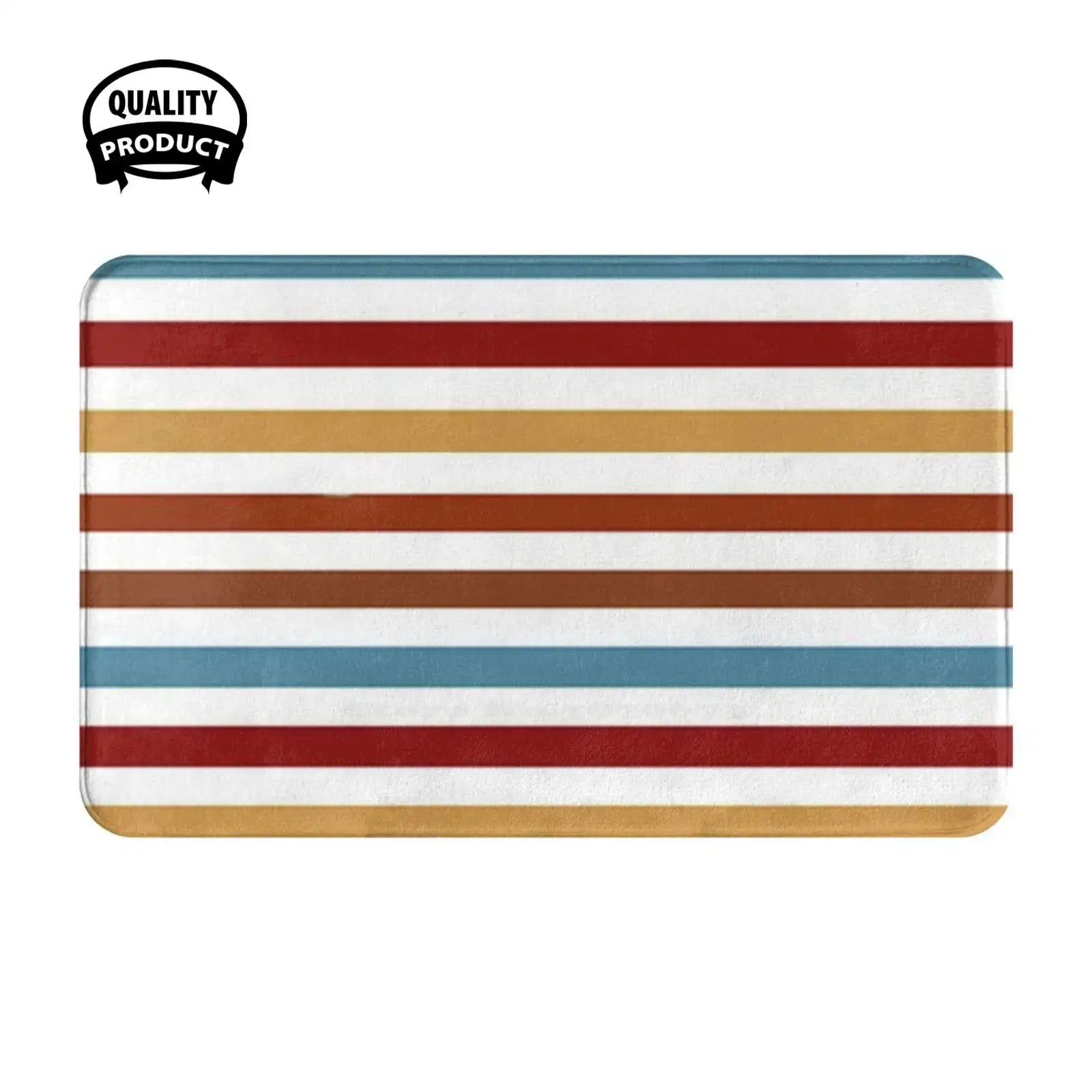 Old Skool Stripes Karos Colors Soft Cushion Home Carpet Door Mat Car Rug Kroser Laptop Backpack Krosslon Krosiny Kroser