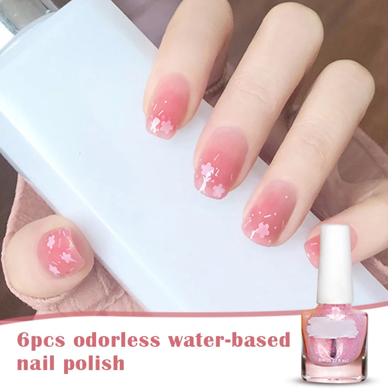 High Quality Non-Toxic Nail Polish Easy Peel Off & Quick Dry Water Based Nail Polish for Women Teens Kids