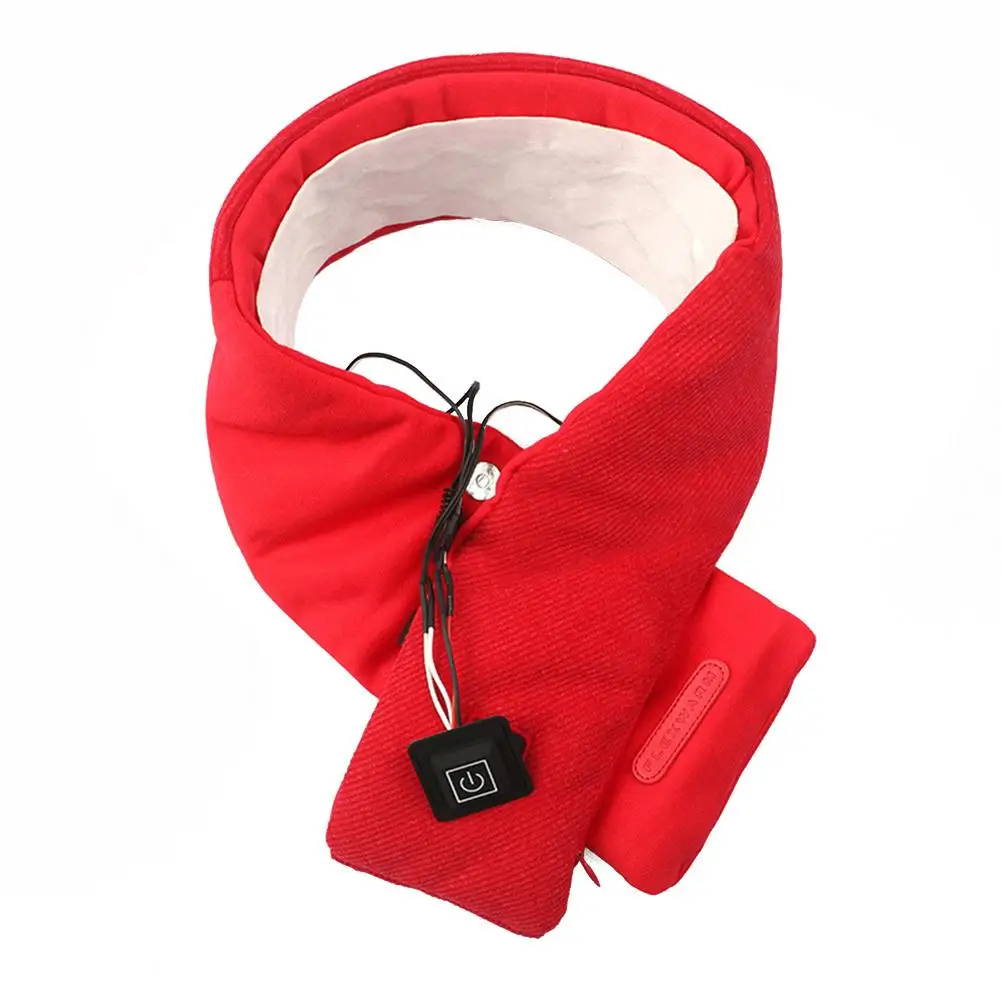 Electric Heating Pad Heated Neck Wrap With 3 Temperature Settings Usb Scarf Heating Sheet Scarf Heating Cloth Outdoor Warmth