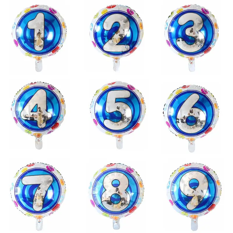 10Pcs 18Inch Blue F… - image