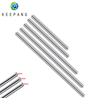 3D Printer Parts Smooth Rod 8mm Shaft Rod Optical Axis CNC Chromed 3D Printer smooth rod Length 100 200 370 450 550 600mm