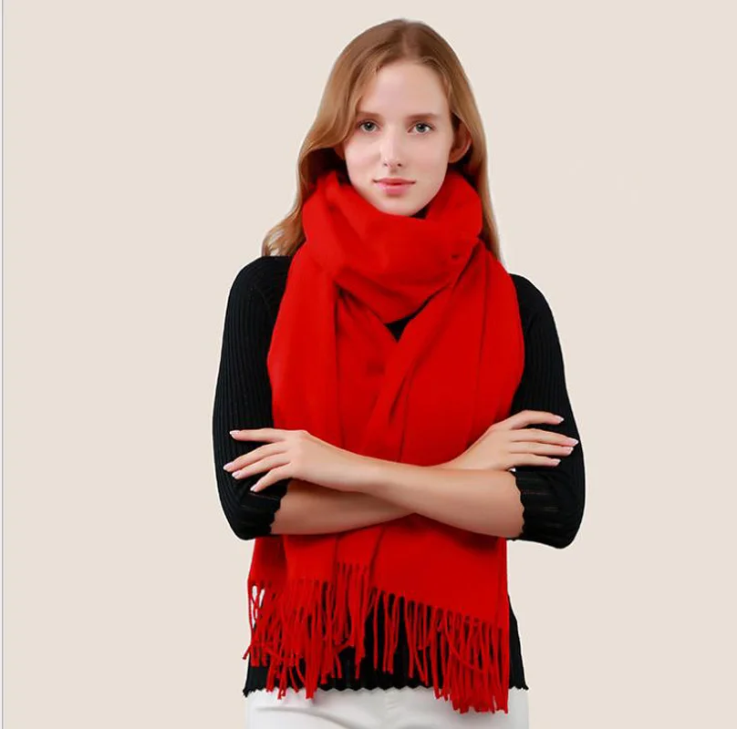 Russian Retro Style Fashion Luxury Brand scarf Female Knitted wool Autumn and winter Warm scarfs for ladies накидка женская