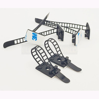 Wire Organizer Adjustable Cable tie Mounts Fixing Cable Clips Self-Adhesive Cable Holder cable tie mounting base Cable clamp