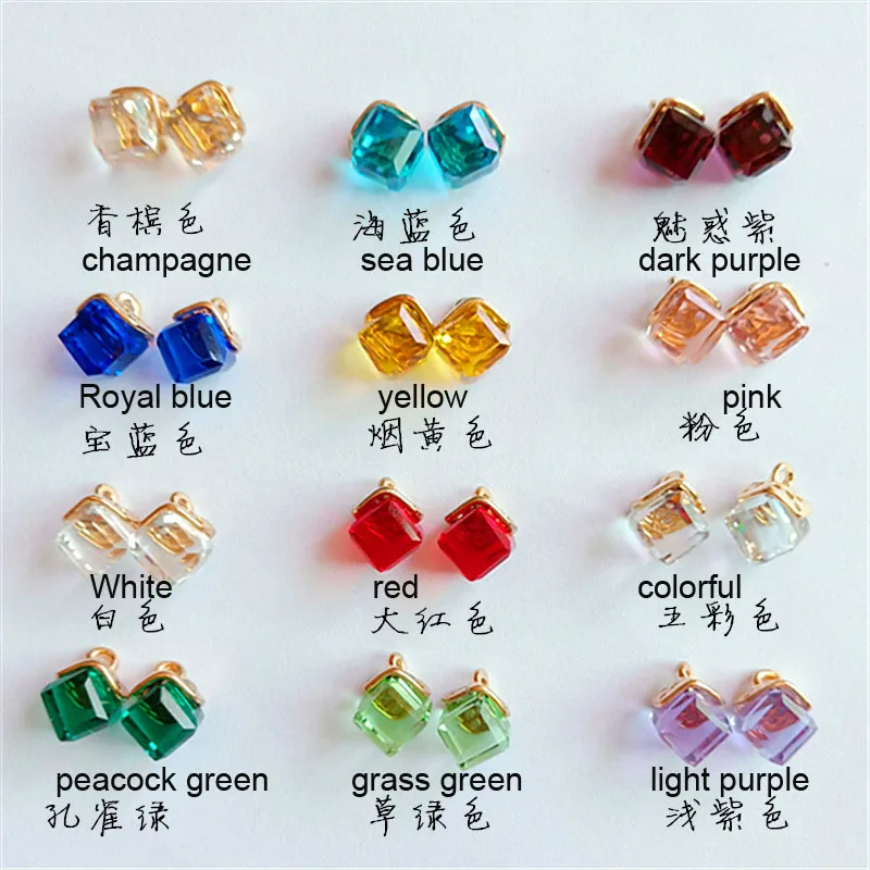 10pc Fine Rhinestone crystal buttons 12colors rhinestone Buttons for clothes Decorative jewellery accessories  pendant