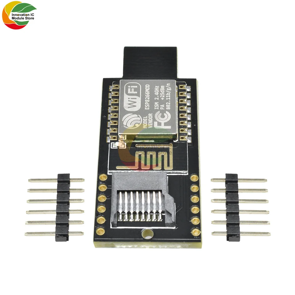 Ziqqucu Badusb ATMEGA32U4 ESP8266 ESP-12E Virtual Keyboard Module for Arduino Badusb TF Card Module With Memory Card Slot module