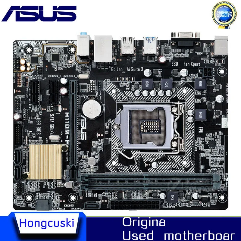 

For ASUS H110M-F Used original motherboard Socket LGA 1151 DDR4 H110 Desktop Motherboard