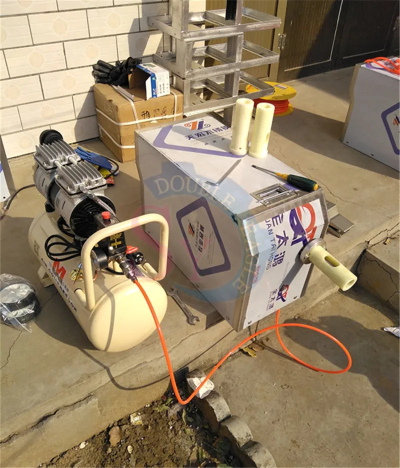 ประสิทธิภาพสูงเชิงพาณิชย์สแตนเลสสตีลกึ่งอัตโนมัติขนมขบเคี้ยวอาหาร BBQ Seitan String เบเกอรี่ Gluten Forming Machine