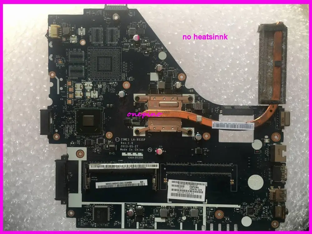 Z5WE1 LA-9535P fit For Acer aspire E1-530 E1-570 E1-570G laptop motherboard 1007U/2117U Test work --no heatsink