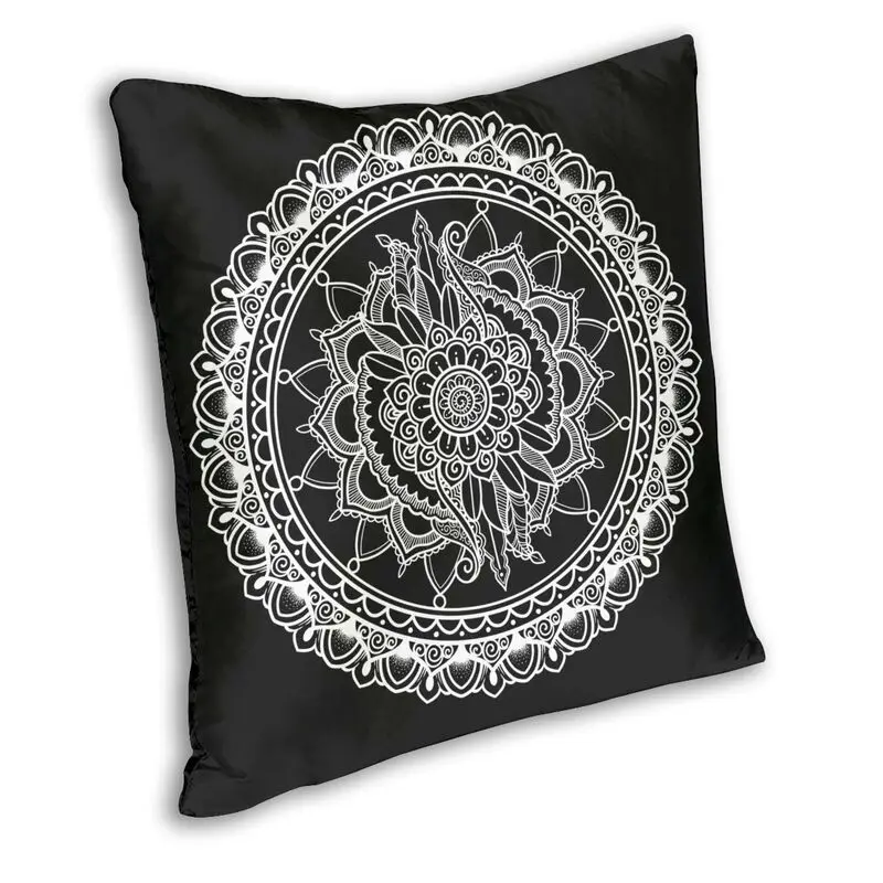 Flower Mandala Cushion Covers Sofa Living Room Decoration Geometric Bloom Square Throw Pillow Case 45x45 Polyester Pillowcase