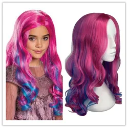 Descendants 3 Women Audrey Wig Mixed colors Synthetic Hair Cosplay Wigs  + Free Wig Cap