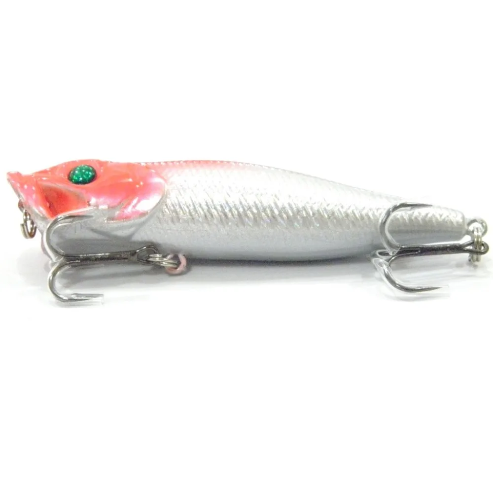 WLure-señuelo duro de boca roja, 9cm, 12g, Topwater, con sonido fuerte de traqueteo y agua de alta salpicadura, Señuelos de Pesca T604