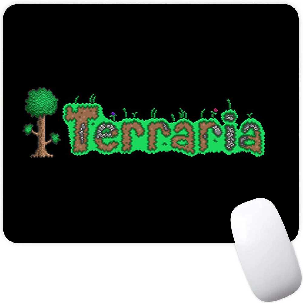 Terraria الألعاب الصغيرة ماوس الوسادة الكمبيوتر مكتب ماوس ألعاب الكمبيوتر ماوس حصيرة الكمبيوتر المحمول Mausepad ماوس السجاد حصيرة لوحة المفاتيح بساط للمكتب