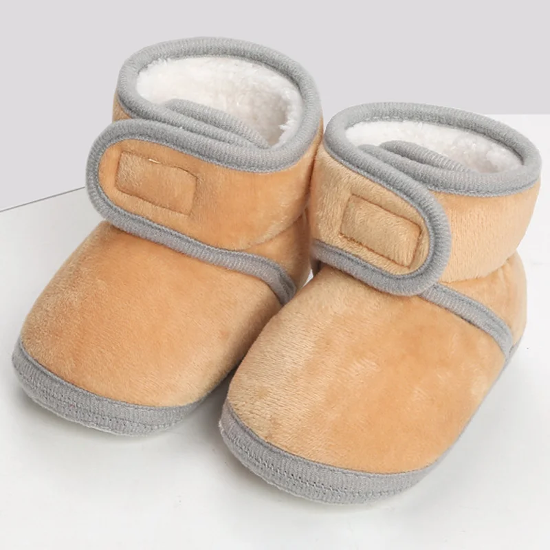 2020 New fashion autumn and winter toddler boots thick non-slip warm baby boots for 6-15months baby