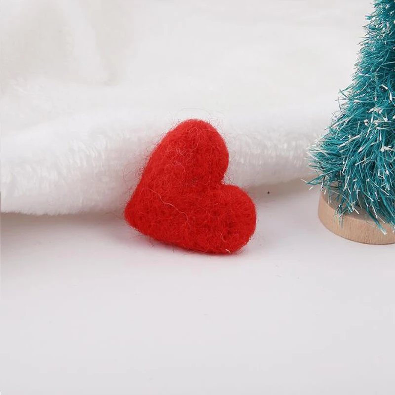 Newborn Photography Props Baby Girl Boy Handmade Felted Wool Love Heart Shape Fotografia Shoot Photo Prop Accessories