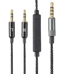K3NB Flexural Replacement 1.2m Audio Cable With Mic/ For Sol Republic Master Tracks HD V8 V10 V12 X3 Headphone Audio Cable