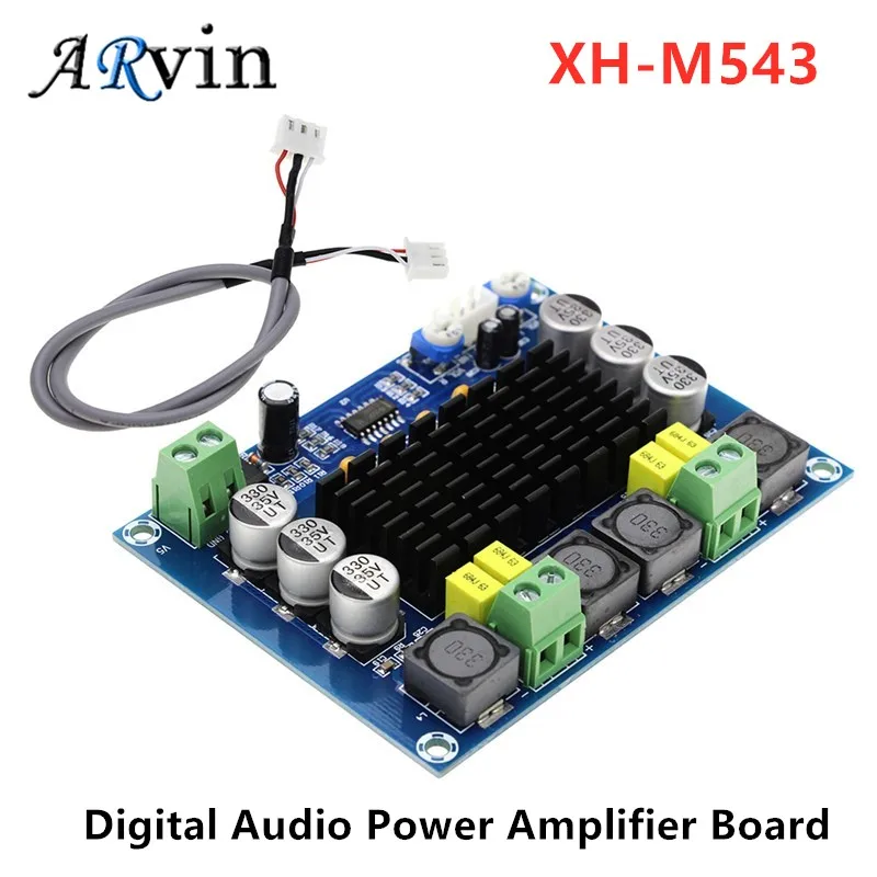 TPA3116D2 Dual-channel Stereo High Power Digital Audio Power Amplifier Board 2*120W XH-M543