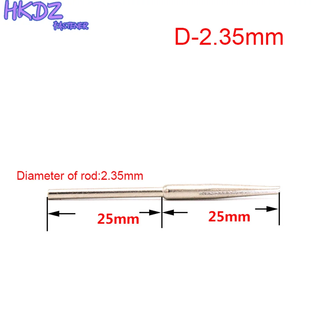 Abrazadera de papel de lija de 1-100 piezas, varilla de fijación de 2,35/3,0mm, mandriles divididos, Clip de soporte abrasivo largo para accesorios