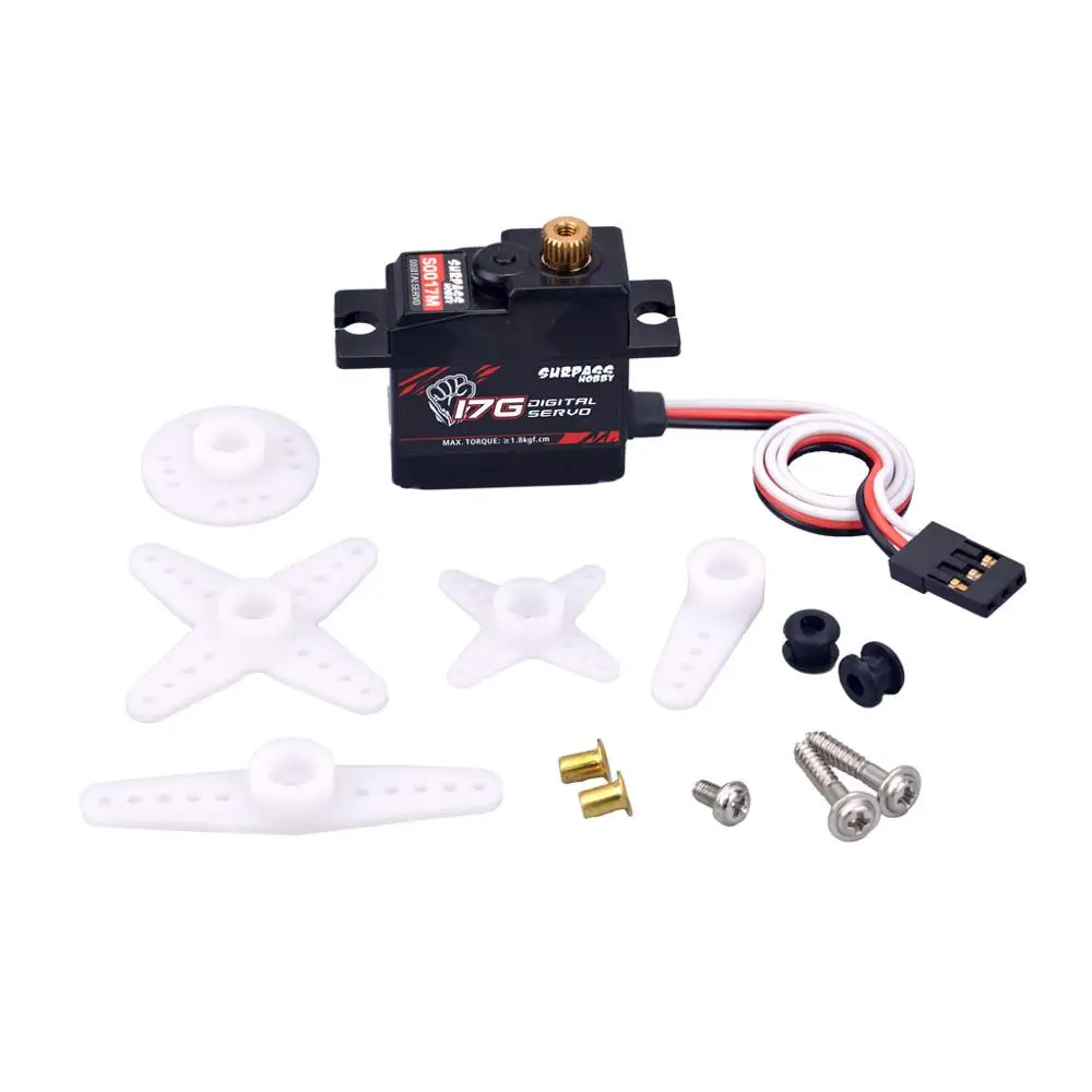 SURPASS Hobby S0017M 17g Metal Gear 3.5KG Digital Servo for RC Airplane Robot 1/18 1/16 Truck Car Boat Duct Plane