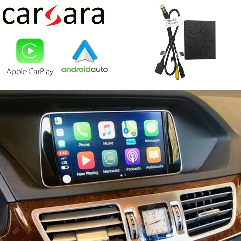 

Беспроводной интерфейс CarPlay W207 A207 C207 для декодера класса E Coupe с поддержкой смарт мультимедийного экрана Android Auto