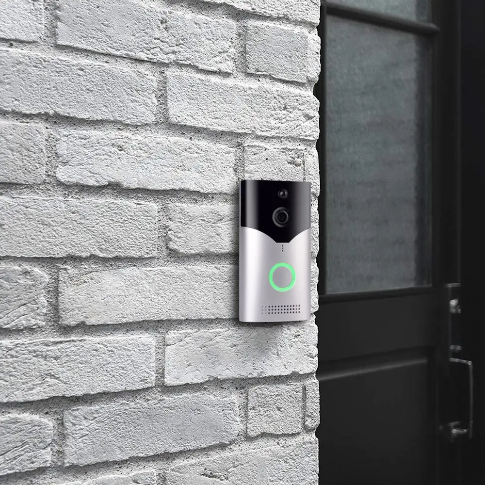 HD 1080P WiFi Doorbell Tuya Smart Life APP Voice Control Wireless Visual Intercom Video Doorbell Rainproof PIR Motion Detector