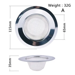 Sink Strainer Shower Sewer Outfall Anti-blocking Floor Drain Hair Stopper Catcher Kitchen Accessories Bathroom Accessories