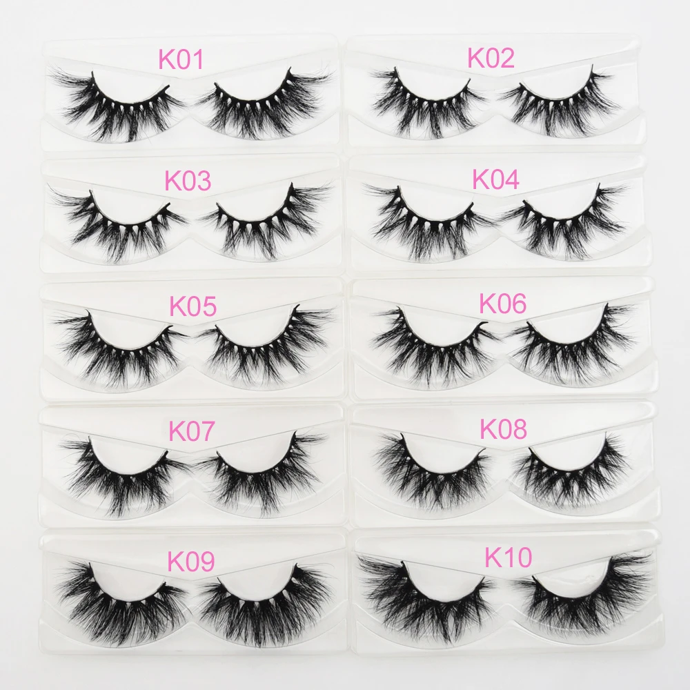 Visofreeขนตา 3D Mink LashesหนาHandmadeปริมาณนุ่มขนตายาวขนตาReal Minkขนตาแต่งหน้าขนตา