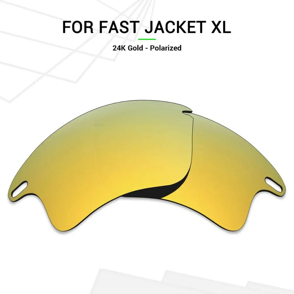 

Поляризованные Сменные линзы SNARK для солнцезащитных очков Oakley Fast Jacket XL 24K Gold