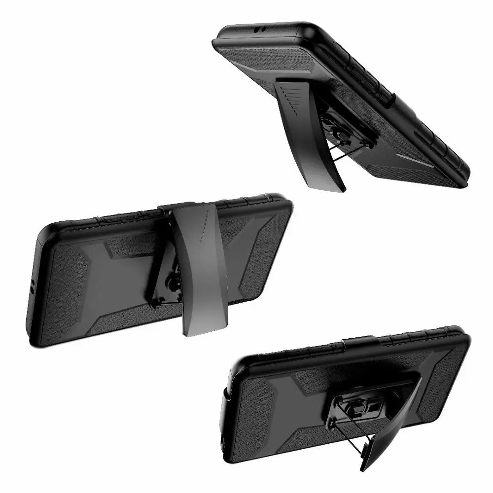 S21 5G Case Combo Shell & Holster Case Slim Shell Case Kickstand Swivel Belt Clip Holster for Samsung Galaxy S21 Ultra/S21+ Plus