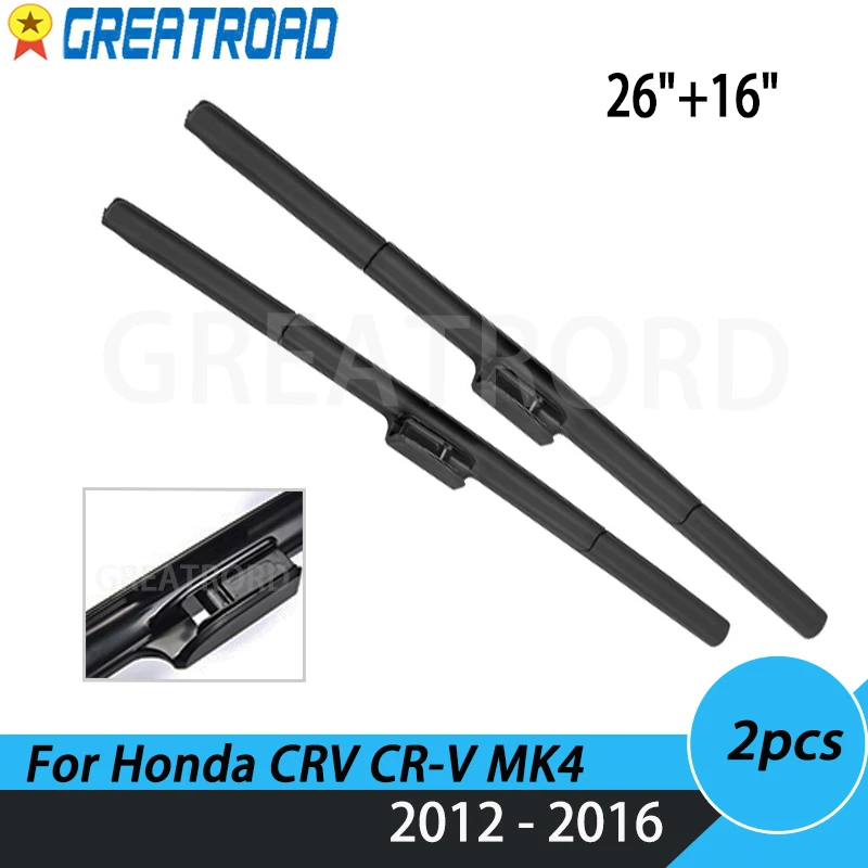 Wiper LHD Front Wiper Blades For Honda CRV CR-V MK4 2012 - 2016 Windshield Windscreen Front Window 26