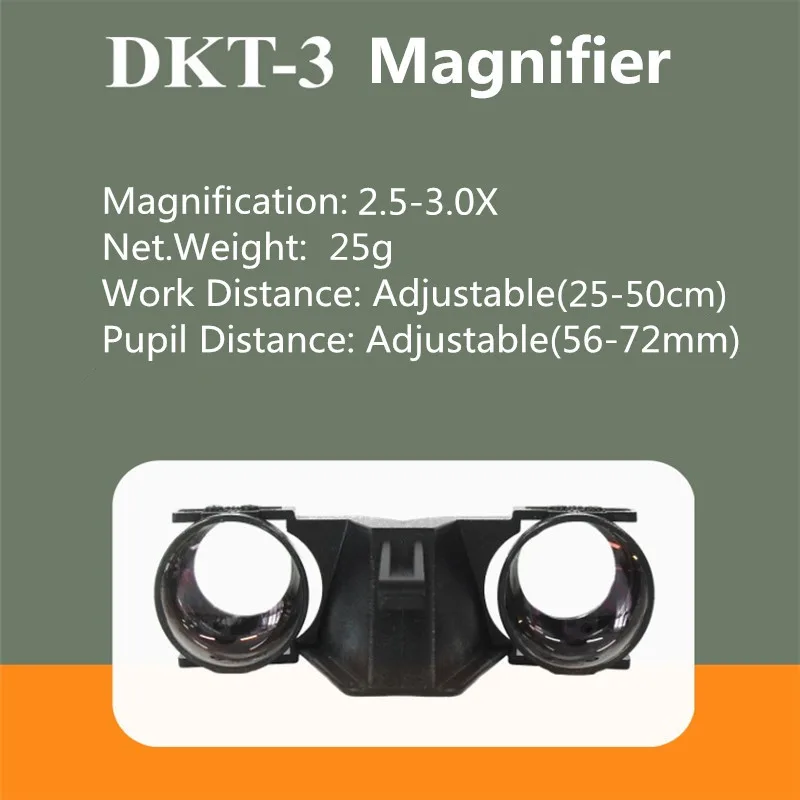 Orginal Brand 1.5/2.5-3.0/4.0X Binocular Magnifier Loupes+Medical Headlight Double LED Head Light Dental Surgical Headlamp