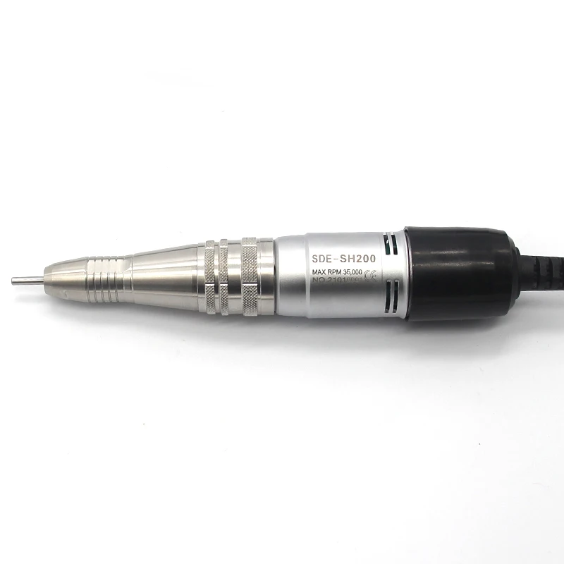 210 Marathon H200 Electric Nail Drill Handpiece 35K Strong Manicure Pedicure Machine with Drill Polish Pen And Nail File Bits