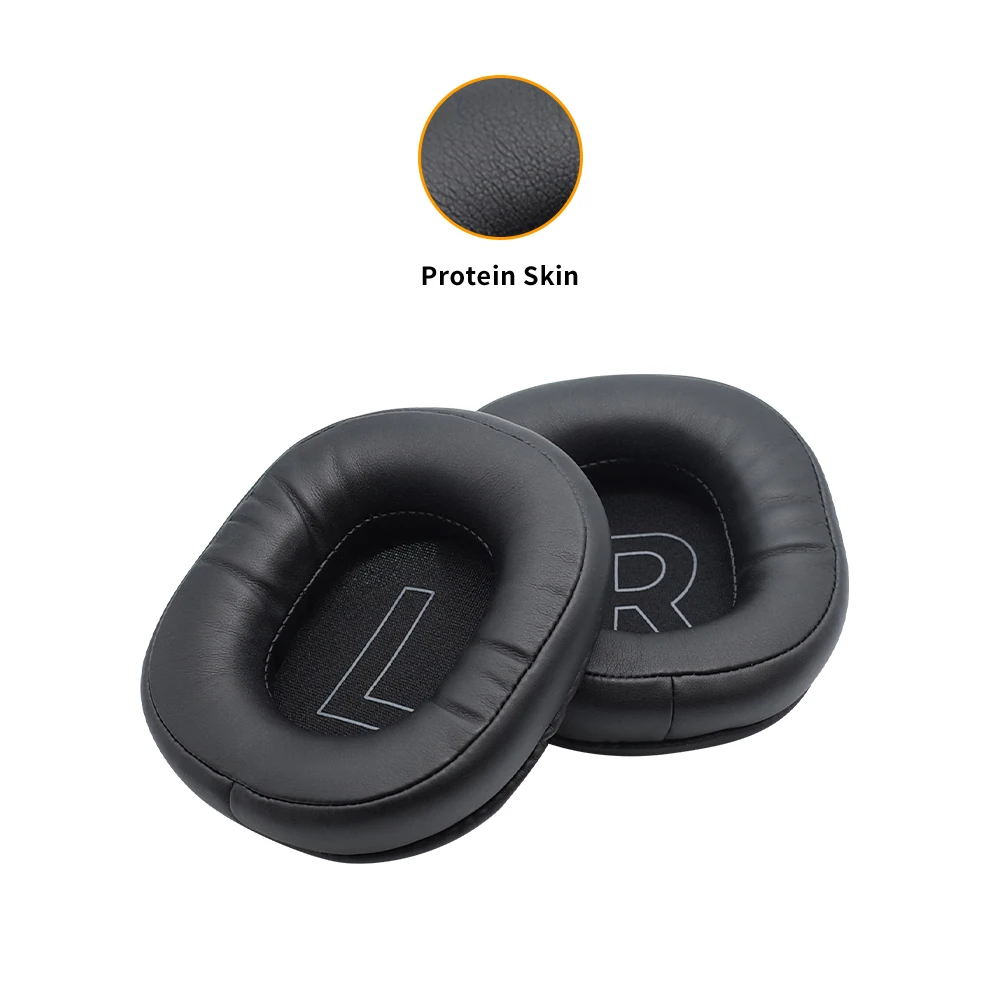 교체용 이어 쿠션 헤드폰 이어패드, 에디파이어 G2 PU 단백질 가죽 메쉬 패브릭 스폰지 폼 귀마개