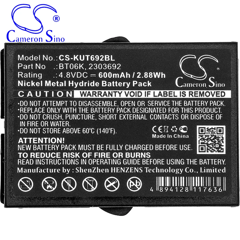 CameronSino Pin Cho IKUSI TM70/1 RAD-TS ATEX Phát TM70/IK2.13B LV Phù Hợp Với IKUSI 2303692 Cần Cẩu Điều Khiển Từ Xa pin