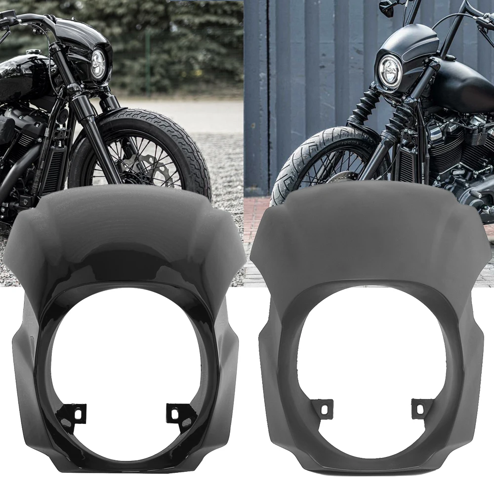 

Motorcycle ABS Plastic Front Headlight Fairing Cover Mask For Harley Softail Breakout FXBR 114 FXBRS 2018-2022 2019 2020 2021