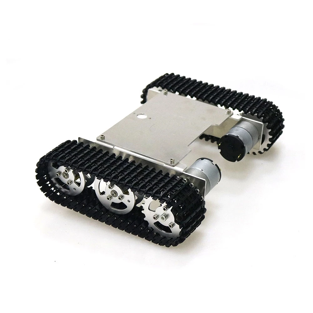 Tank Car Chassis Tracked Caterpillar Crawler Robot Platform with Dual DC 12V 350rpm Motor for Arduino RC Toy Parts