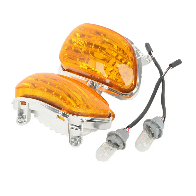 Motorcycle Plastic Front Left Right Turn Signal Lights For Honda Goldwing GL1800 2001-2017