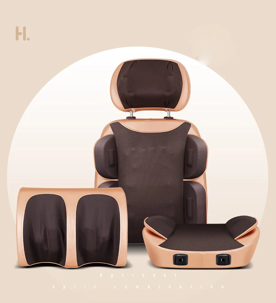 Body massager 220V cervical vertebra massager neck waist shoulder back multi-functional body kneading household electric chair J