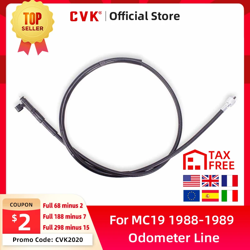 CVK Speedometer Cable Digital Odometer Line For HONDA CBR250 MC19 CBR250RR NC19 CBR400RR CBR250R 19 1988 1989 Motorcycle