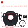 RSD 터빈 클라리온 에어 클리너 매트 블랙 흡입 필터 Harley Sportster Iron Softail FXSTF Touring FLHRC FLHTC Dyna FXDC 3