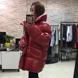 Parka Winter Jacket Women Long Coat Down Cotton Padded Puffer Jacket Korean Oversize Manteau Femme Hiver KJ1017