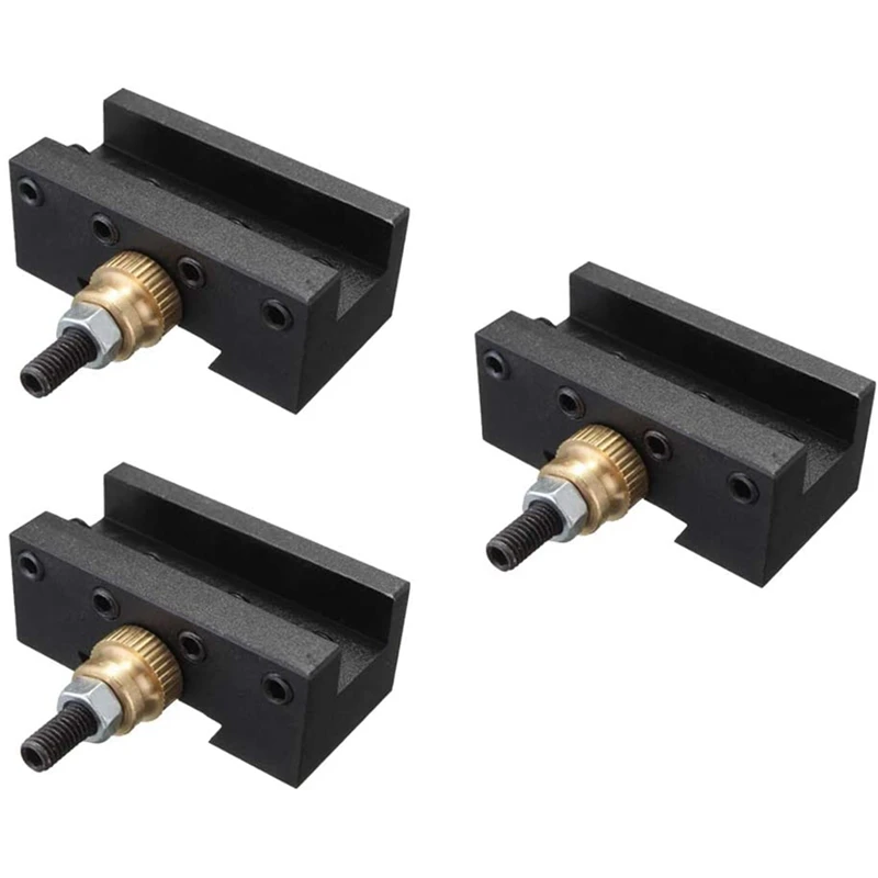3Pcs Mini Drehmaschine Schnell Ändern Werkzeuge Post Halter Kit (1/4-1/2 Zoll), CNC Langweilig/Drehen/Gerichtete Halter Set