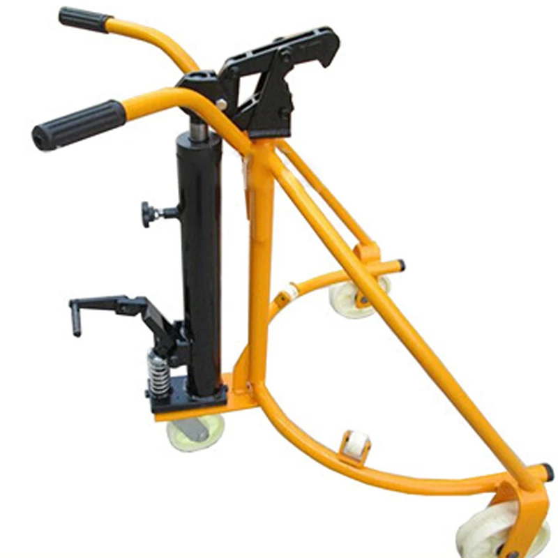 Oil Drum Handling Cart 300KG Load-bearing Manual Oil Drum Loading And Unloading Truck, Raising 200mm Oil Drum Trailer