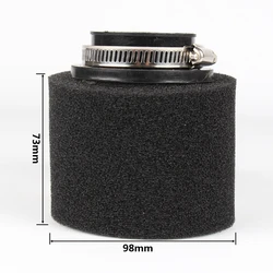 Motorcycle 42mm Dual stage foam air filter For 30mm PZ30 Carburetor 200 250cc Dirt Bike Motorcycle ATV Quad