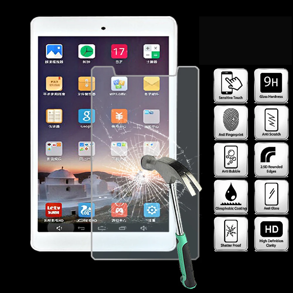 For ONDA V719 7 Inch - 9H Tablet Tempered Glass Screen Protector Cover Explosion-Proof High Quality Screen Film